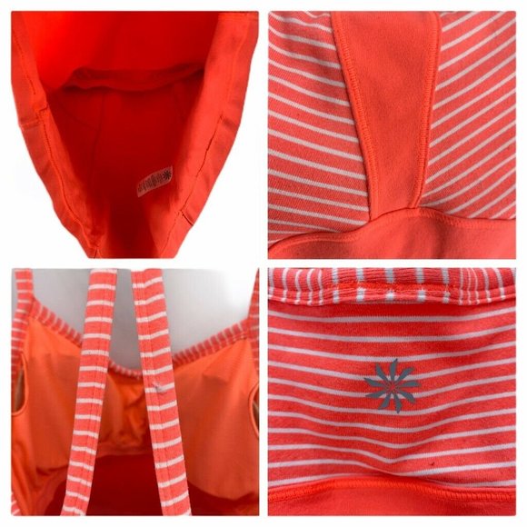 Athleta Fulfillment RB Tank Top Coral Pink  Medium - Picture 5 of 8